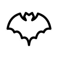 bat icon or logo isolated sign symbol vector illustration - high quality black style vector icons
