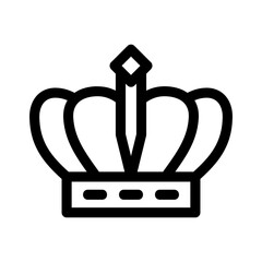 crown icon or logo isolated sign symbol vector illustration - high quality black style vector icons
