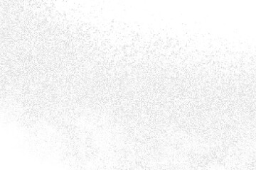 White And Grey Halftone Dotted Backdrop. Abstract Polka Dots Pattern. Pop Art Style Background. Silver Explosion Of Confetti. Digitally Generated Image. Vector Illustration, Eps 10.  