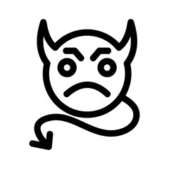 evil icon or logo isolated sign symbol vector illustration - high quality black style vector icons
