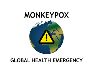 Monkeypox global health emergency vector