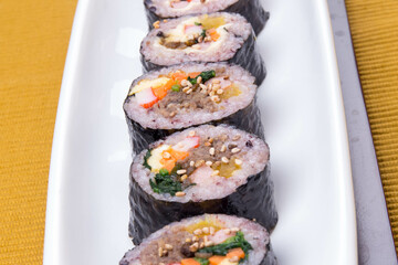 Korean food - Kimbab