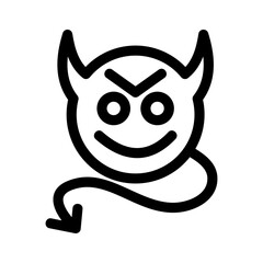 evil icon or logo isolated sign symbol vector illustration - high quality black style vector icons
