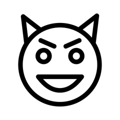 evil icon or logo isolated sign symbol vector illustration - high quality black style vector icons
