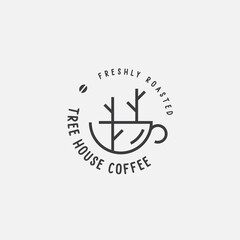 cafe or restaurant logo design concept 