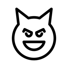 evil icon or logo isolated sign symbol vector illustration - high quality black style vector icons
