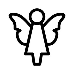 fairy icon or logo isolated sign symbol vector illustration - high quality black style vector icons
