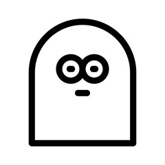 ghost icon or logo isolated sign symbol vector illustration - high quality black style vector icons
