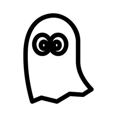 ghost icon or logo isolated sign symbol vector illustration - high quality black style vector icons
