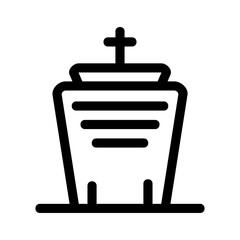 graves icon or logo isolated sign symbol vector illustration - high quality black style vector icons
