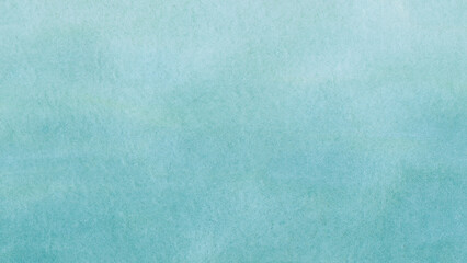 Light blue green abstract pattern. Gradient. Painted watercolor paper texture. Teal color art...