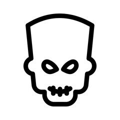 horror icon or logo isolated sign symbol vector illustration - high quality black style vector icons
