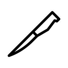 knife icon or logo isolated sign symbol vector illustration - high quality black style vector icons
