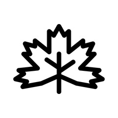 maple leaf icon or logo isolated sign symbol vector illustration - high quality black style vector icons
