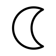 moon icon or logo isolated sign symbol vector illustration - high quality black style vector icons
