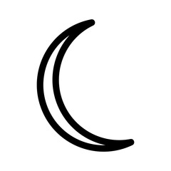 moon icon or logo isolated sign symbol vector illustration - high quality black style vector icons
