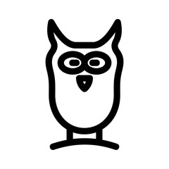 owl icon or logo isolated sign symbol vector illustration - high quality black style vector icons
