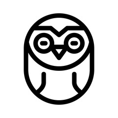 owl icon or logo isolated sign symbol vector illustration - high quality black style vector icons
