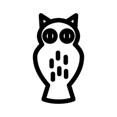owl icon or logo isolated sign symbol vector illustration - high quality black style vector icons
