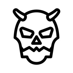 satan icon or logo isolated sign symbol vector illustration - high quality black style vector icons
