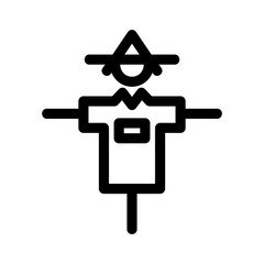 scarecrow icon or logo isolated sign symbol vector illustration - high quality black style vector icons
