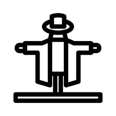scarecrow icon or logo isolated sign symbol vector illustration - high quality black style vector icons
