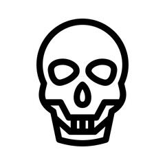 skull icon or logo isolated sign symbol vector illustration - high quality black style vector icons
