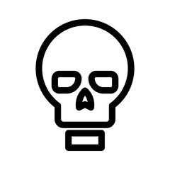 skull icon or logo isolated sign symbol vector illustration - high quality black style vector icons
