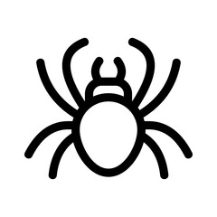 spider icon or logo isolated sign symbol vector illustration - high quality black style vector icons
