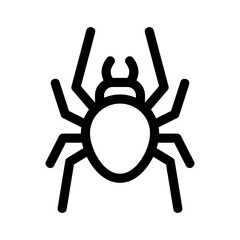 spider icon or logo isolated sign symbol vector illustration - high quality black style vector icons
