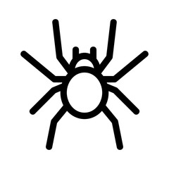 spider icon or logo isolated sign symbol vector illustration - high quality black style vector icons
