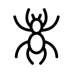 spider icon or logo isolated sign symbol vector illustration - high quality black style vector icons
