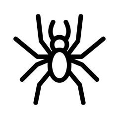 spider icon or logo isolated sign symbol vector illustration - high quality black style vector icons
