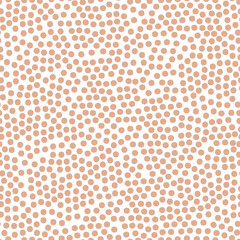 Seamless beige speckled pattern. Retro abstract pattern on a white background.