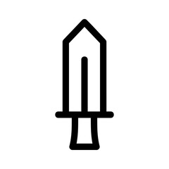 sword icon or logo isolated sign symbol vector illustration - high quality black style vector icons
