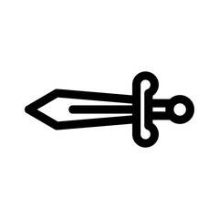 sword icon or logo isolated sign symbol vector illustration - high quality black style vector icons
