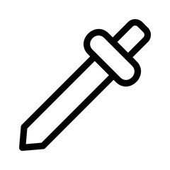 sword icon or logo isolated sign symbol vector illustration - high quality black style vector icons
