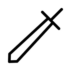 sword icon or logo isolated sign symbol vector illustration - high quality black style vector icons
