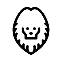 yeti icon or logo isolated sign symbol vector illustration - high quality black style vector icons
