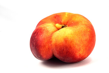 Donut Peaches isolated in white background 