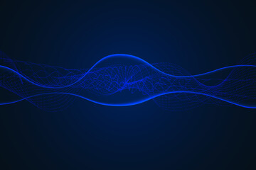 Intersecting glowing laser security beams on a dark background.Art design shine light ray.Laser field.