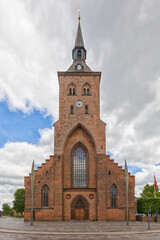 Fototapeta na wymiar St. Canute's Cathedral or Odense Domkirke