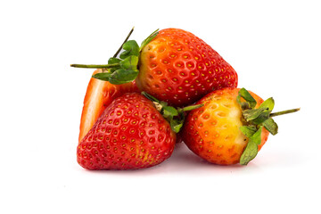 Strawberry isolated in white background