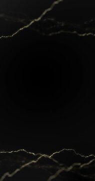 4k Abstract golden marble texture on grunge black vertical background. Luxury animated. Dark design with glowing particles. Amazing fluid dynamic modern. Elegant BG. Magical surface digital wallpaper