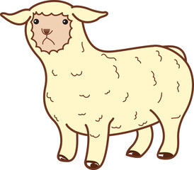 かわいい羊
