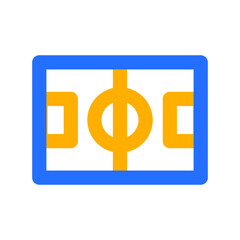 Football Yard with Outline Color