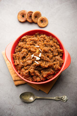 Anjeer ka halwa or Fig sheera or halva