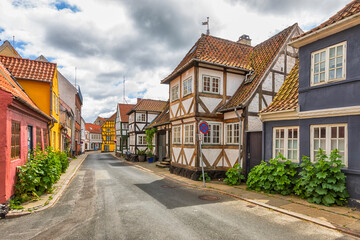 Old town of Svendborg, Denmark