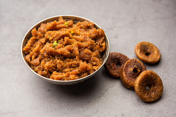 Anjeer ka halwa or Fig sheera or halva