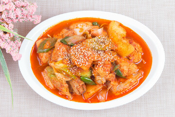 Braised Spicy Chicken - Korean Food